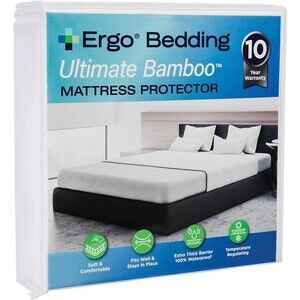Matrress Proctector Ergo Bedding Ultimate Bamboo Mattress Protecter Twin
